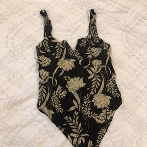 Free People Tropical Bodysuit